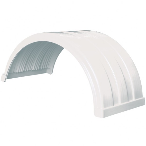 Truckmate Plastic Mudguard 650mm Wide White